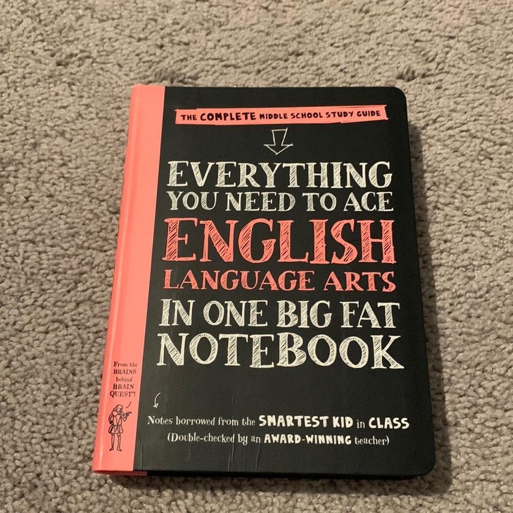 Big fat English language arts notebook Educational book